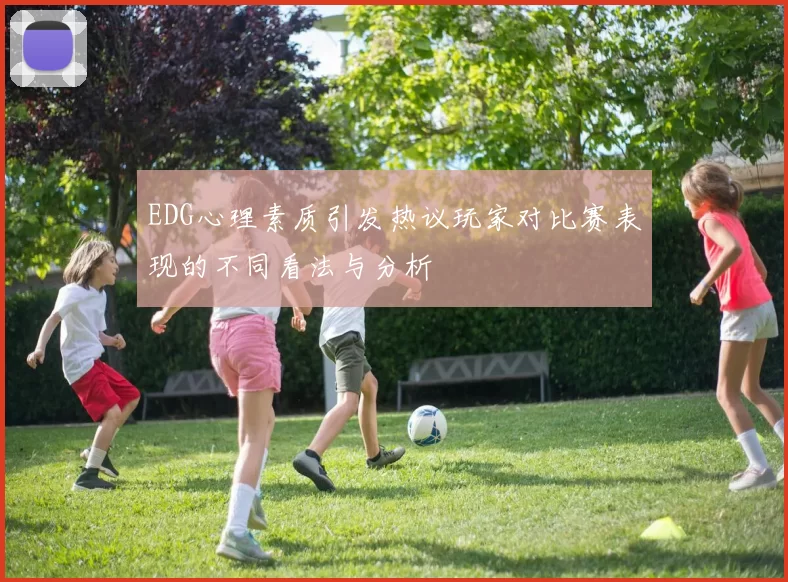 EDG心理素质引发热议玩家对比赛表现的不同看法与分析